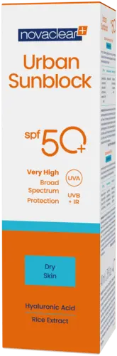 NovaClear Urban Sunblock Крем защитный для сухой кожи SPF50+, 40 мл