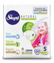 Подгузники Sleepy Natural Jumbo Pack Junior 5 (11-18 кг), 24шт