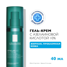 LA ROCHE-POSAY Effaclar A.Z. Гель-крем для проблемной кожи, 40 мл