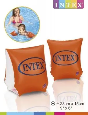 INTEX Нарукавники детские надувные оранжевые, 3-6 лет