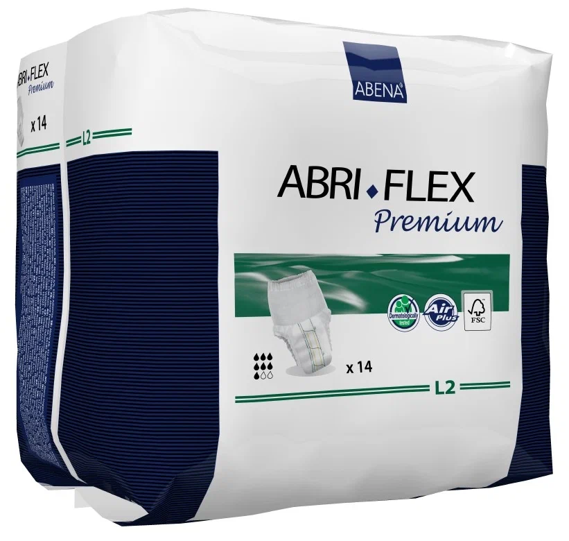 Abena Подгузники-трусики Abri-Flex Premium L2 (100-140см) 14шт