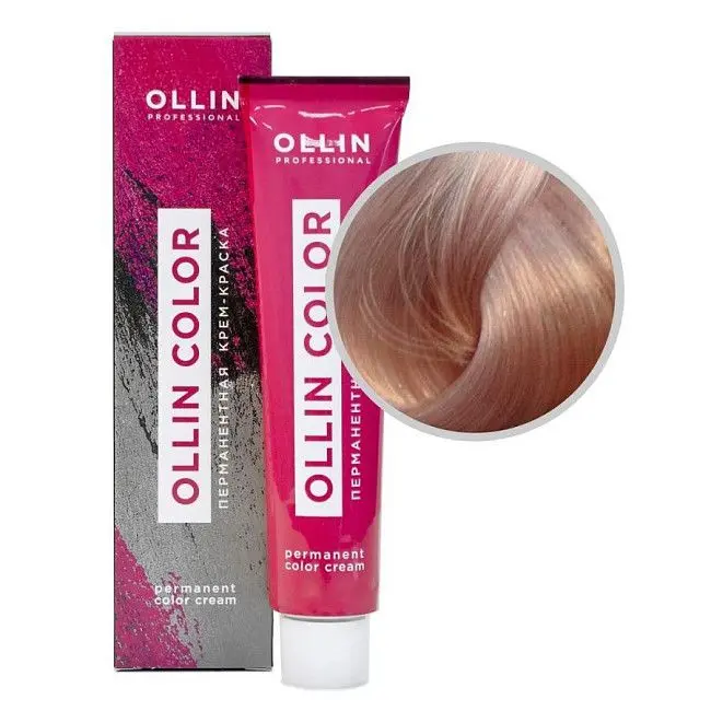 OLLIN Color 60мл Перманентная крем-краска 10/26 светлый блондин розовый