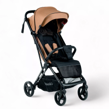 Коляска детская прогулочная BubaGO AXI цвет Бежевая/Beige 