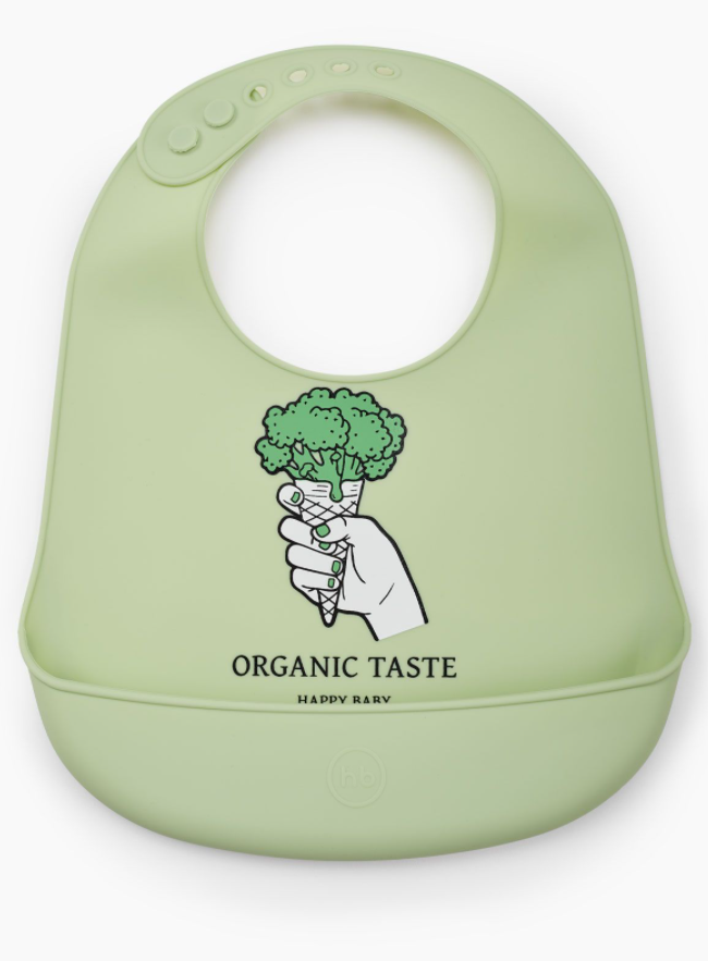 Happy Baby Фартук нагрудный силиконовый "BIB POCKET" с кармашком и ...
