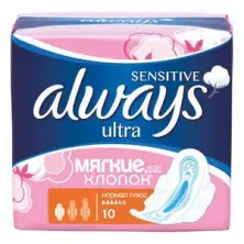 ALWAYS Гигиенические ультратонкие прокладки Ultra Normal Plus Single (10шт)