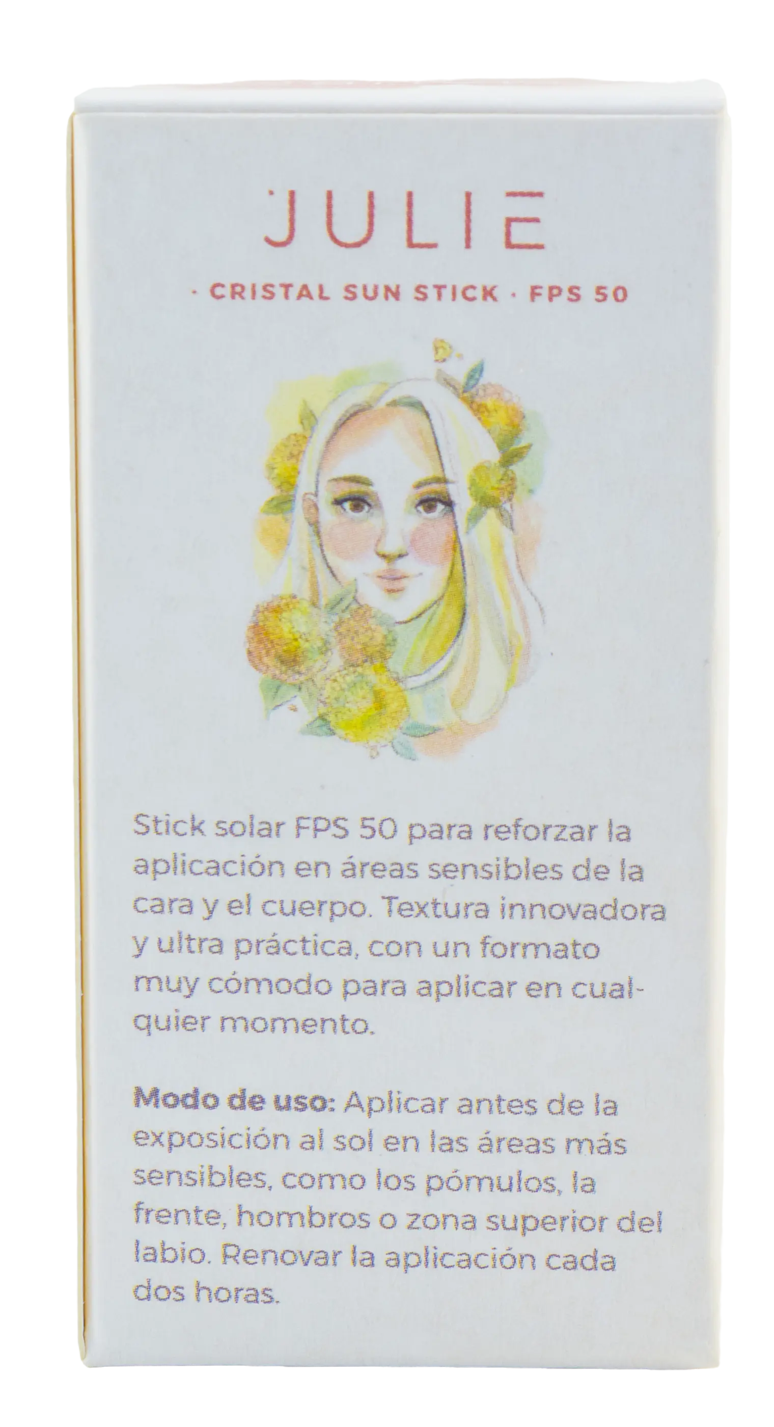 MAUBE Солнцезащитный стик SPF 50 JULIE , 25 мл/ JULIE CRISTAL SUN STICK SPF 50 
