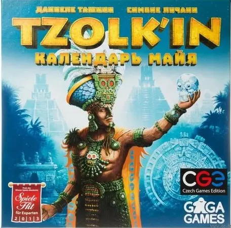 Настольная игра Tzolkin: Mayan Calendar. Цолькин. Календарь Майя
