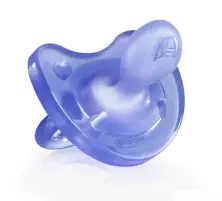 Chicco Пустышка Physio Soft, 6-16 мес. (уп. 1 шт.), силиконовая, сиреневая