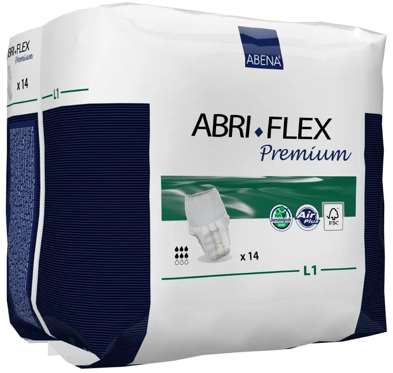 Abena Подгузники-трусики Abri-Flex Premium L1 (100-140см) 14шт