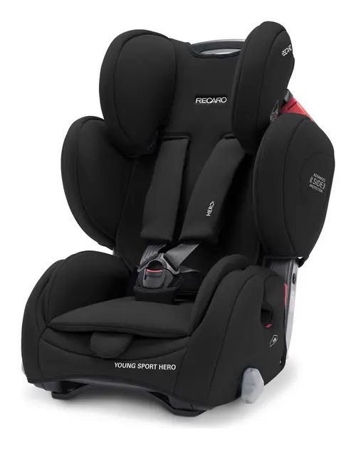 Автокресло Recaro Young Sport Hero (deep black) группа1/2/3
