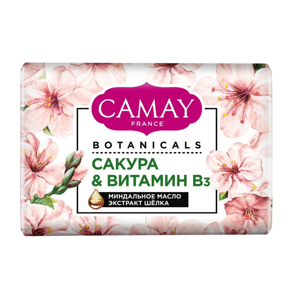 CAMAY мыло BOTANICALS Японская сакура 85 гр