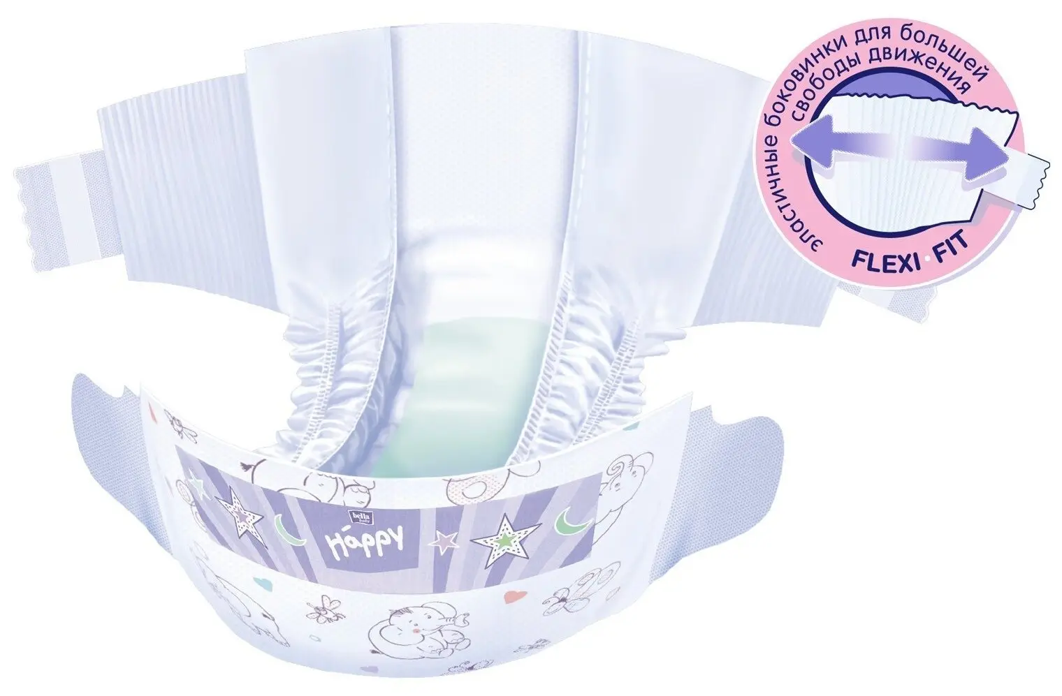 Подгузники Happy Mini Air 3-6 кг (78 шт)