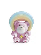 Chicco Игрушка-проектор Радужный мишка, розовый, 0мес+
