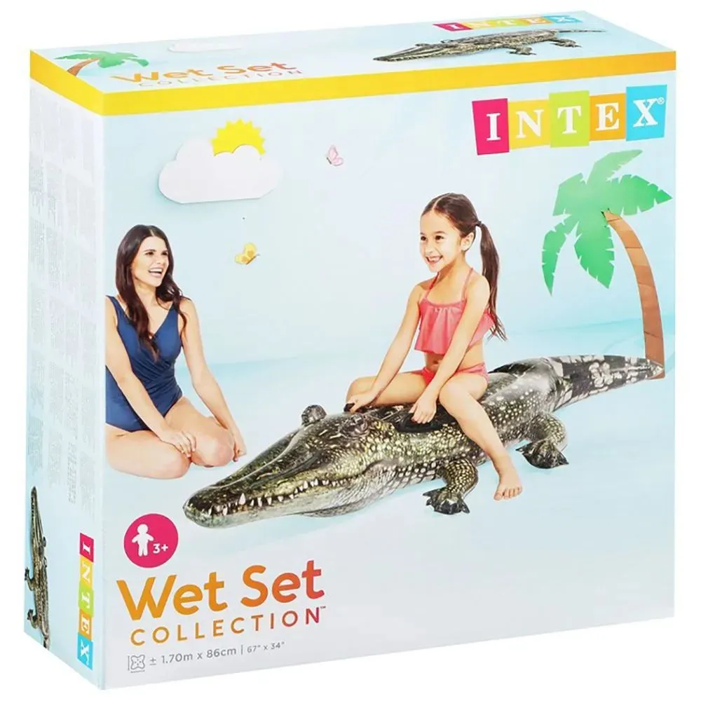  INTEX "Плотик для плавания Алигатор Возраст 3+"