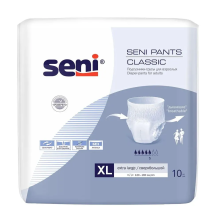 Подгузники-трусы для взрослых SENI PANTS CLASSIC EXTRA LARGE (120-160см) 10шт