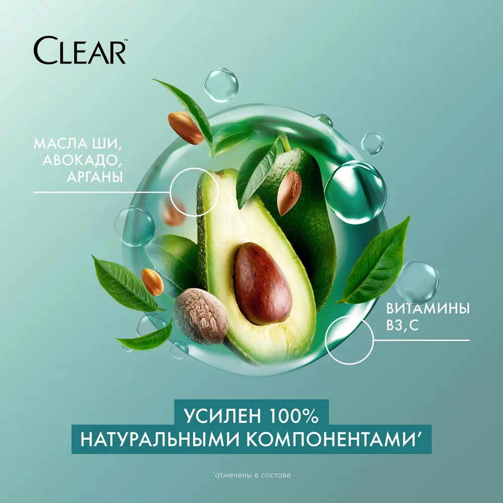 CLEAR Шампунь против перхоти Комплексное востановление 400мл