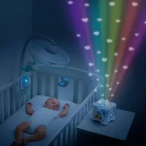 Chicco Игрушка проектор-куб Радуга, голубой (0m+)