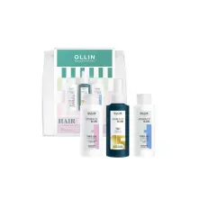 OLLIN PERFECT HAIR HAIR&TRAVEL Набор (Шампунь 100мл, Бальзам 100мл, 15в1 Несмываемый крем-спрей 100мл)