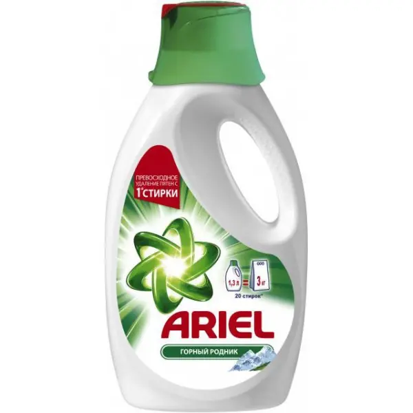 ARIEL Гель для стирки Горный родник (1.3л)