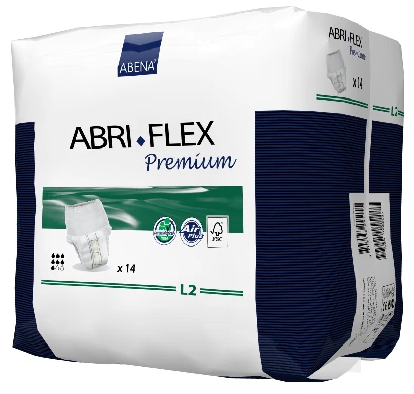 Abena Подгузники-трусики Abri-Flex Premium L2 (100-140см) 14шт