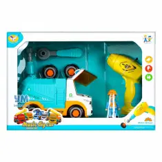PITUSO Игровой набор "Мусоровоз", с инструментами,звук,