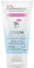 Dermedic EMOLIENT LINUM BABY Защитный крем для детей SPF15, 50мл