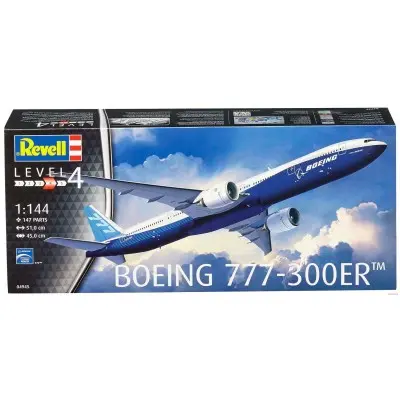 Revell Сборная модель Пассажирский самолет Boeing 777-300ER (1:144)