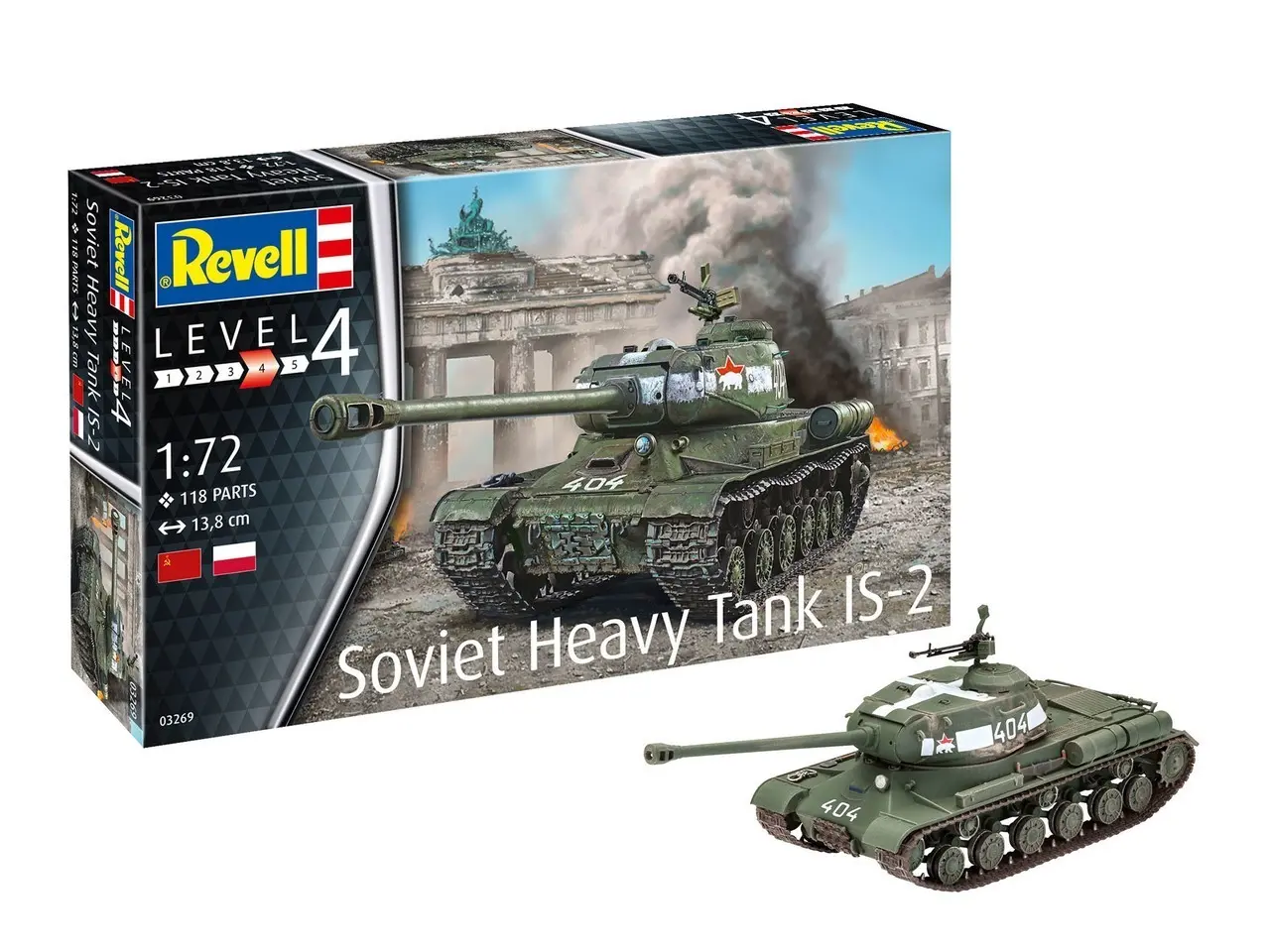 Revell Сборная модель Советский тяжелый танк ИС-2 (1:72)