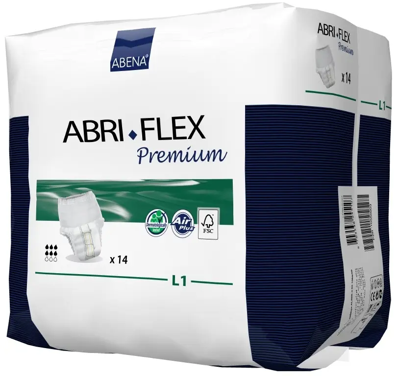 Abena Подгузники-трусики Abri-Flex Premium L1 (100-140см) 14шт