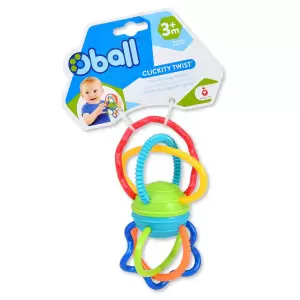 Oball Развивающая игрушка "Разноцветная гантелька"