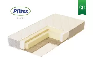 Plitex Матрас детский беспружинный Evolution Magic Memory 119*60*12 см