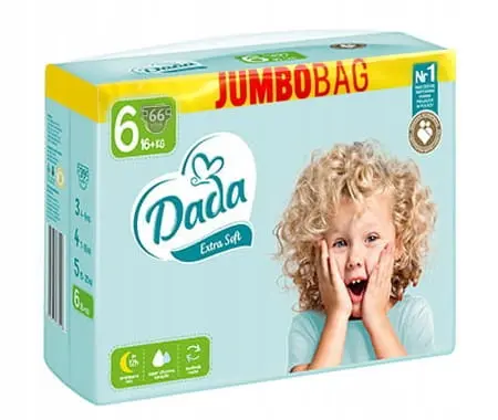 Подгузники DADA EXTRA SOFT XL 6 (16+ кг) 66 шт