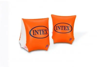 INTEX Нарукавники детские надувные оранжевые, 3-6 лет
