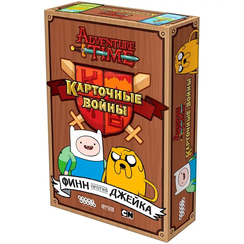 Настольная игра Hobby World Время приключений. Карточные войны: Финн против Джейка, 10+