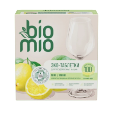BioMio Таблетки для посудомоечной машины Бергамот и юдзу, 10 г/100 шт