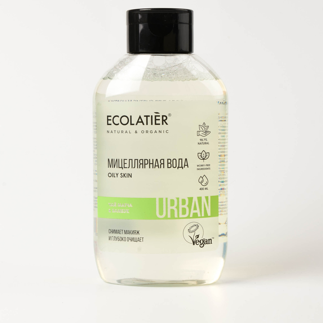 ECL Urban Мицеллярная вода для снятия макияжа "Чай матча и бамбук", 400 ...