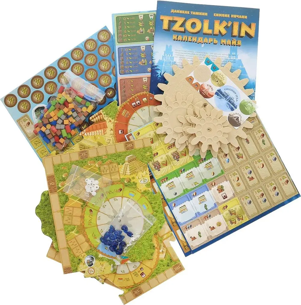 Настольная игра Tzolkin: Mayan Calendar. Цолькин. Календарь Майя