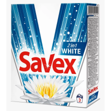 Стиральный порошок для машинной стирки Savex White 300г