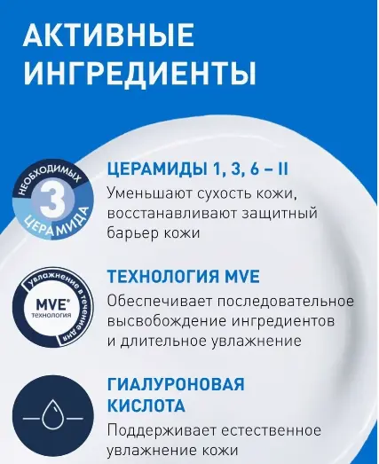 Лосьон увлажняющий для сухой и очень сухой кожи лица и тела CeraVe 88 мл