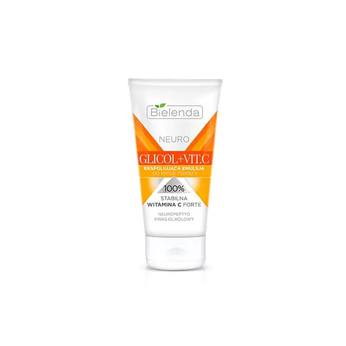 BIELENDA NEURO GLICOL + VIT. C Отшелушивающая эмульсия для умывания лица 150 мл